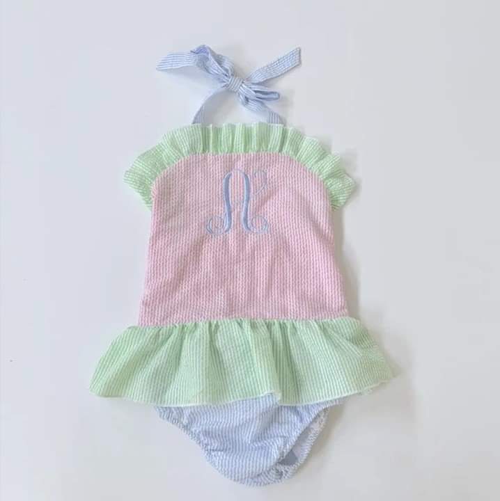 Boys Color Block Swim Suits Shorts