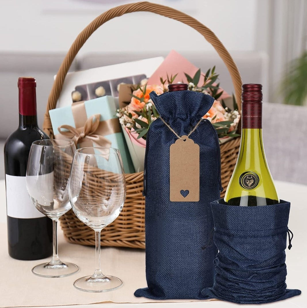 Monogrammed Wine Tote
