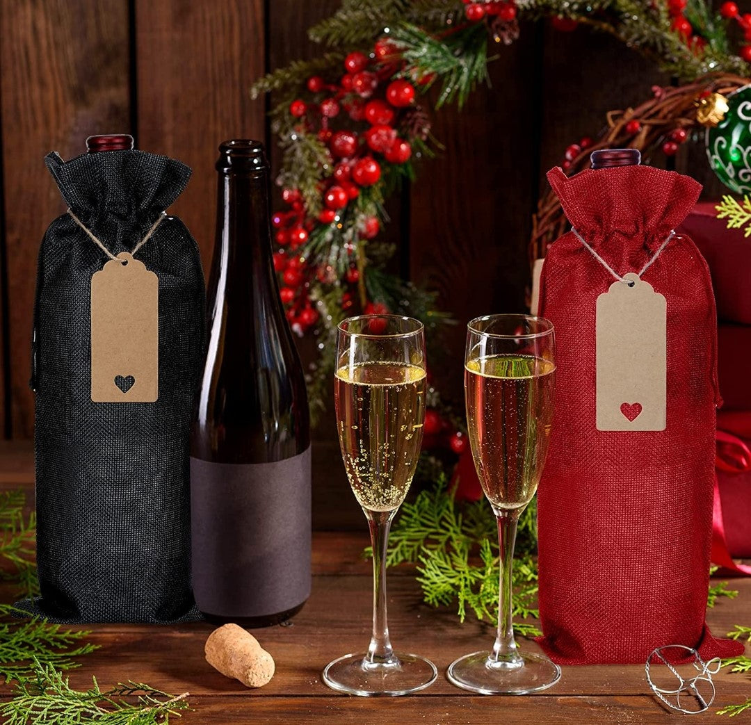 Monogrammed Wine Tote